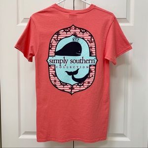 Simply Southern Whale, Anchor, and Rope T-Shirt S